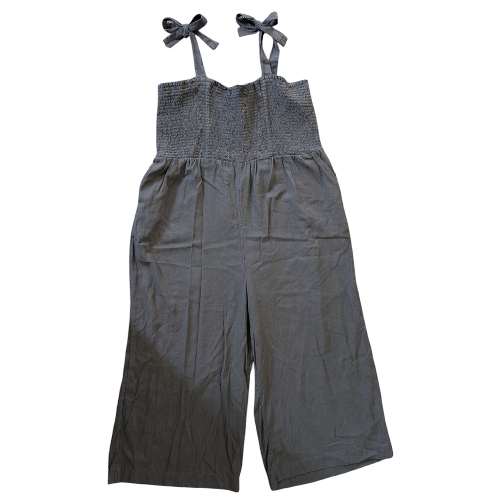 Susina Gray Sleeveless Jumpsuit